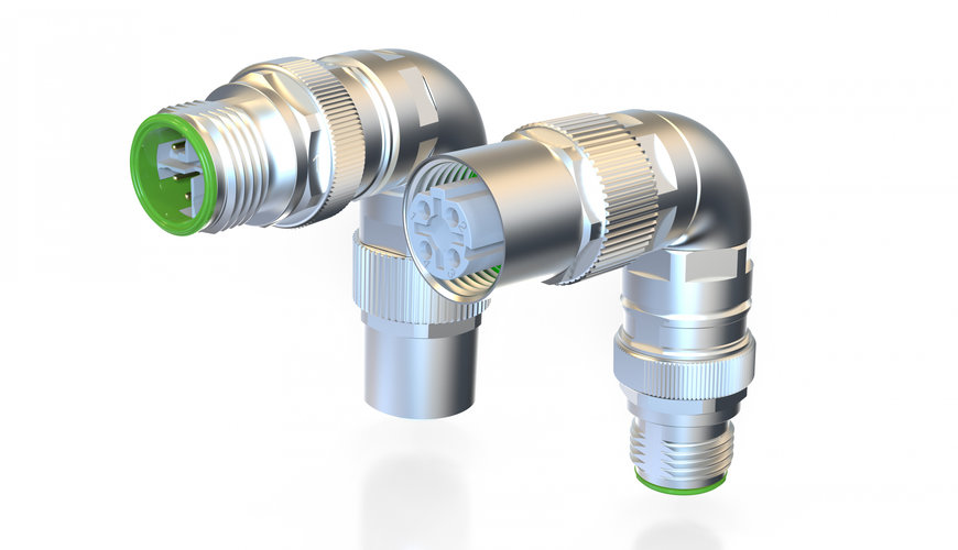 New PROVERTHA M12 angle adapters for X/D conversion save space in tight installation spaces